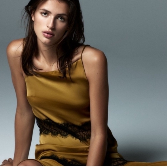 Zara NWTs Satin Slip Dress - Picture 2 of 12